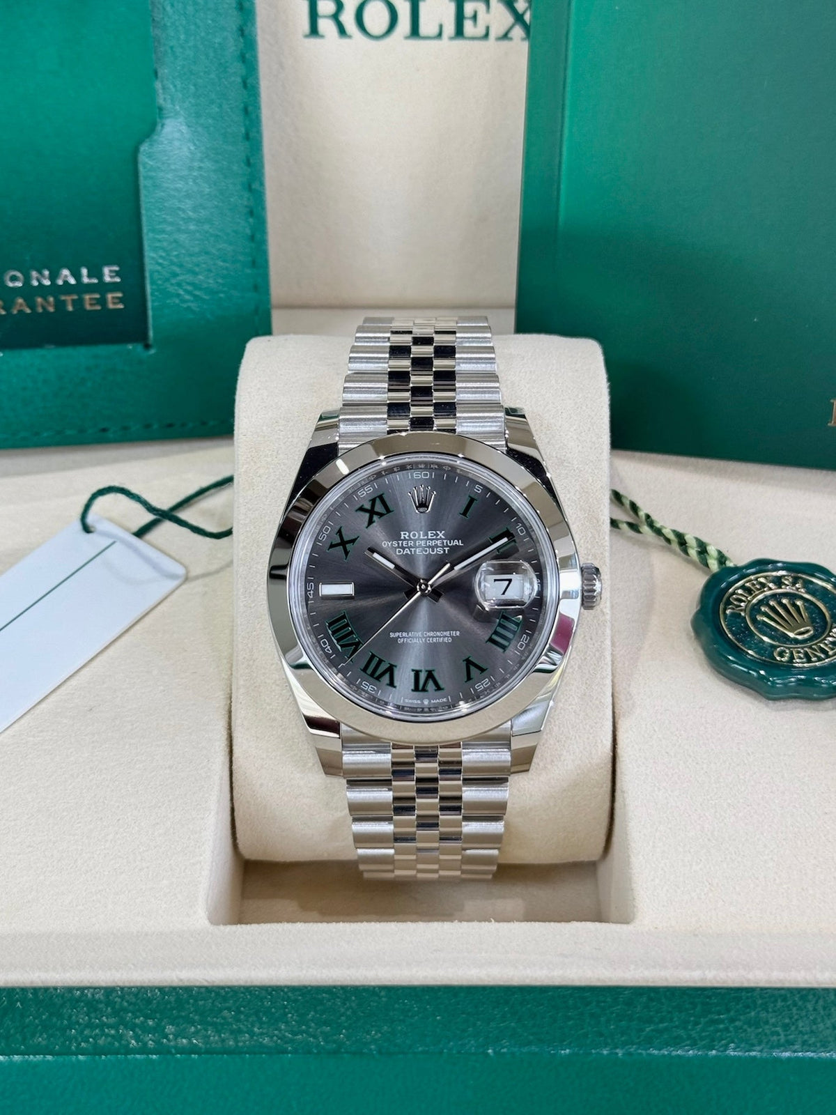 2025 Rolex Datejust 41 Wimbledon 126300